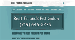 Desktop Screenshot of bfpetsalon.com